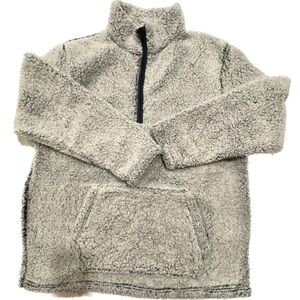 Royal Class Grey Fleece Pullover, 100% polyester, size Extra Large
